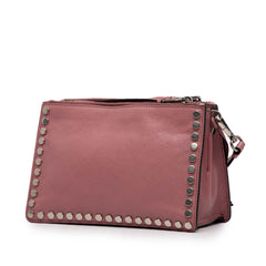 Glace Calf Studded Etiquette Crossbody