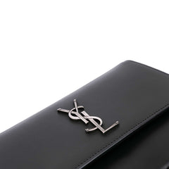 Medium Leather Monogram Sunset Braided Strap Crossbody