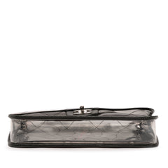 Stitched PVC and Calfskin Naked Flap