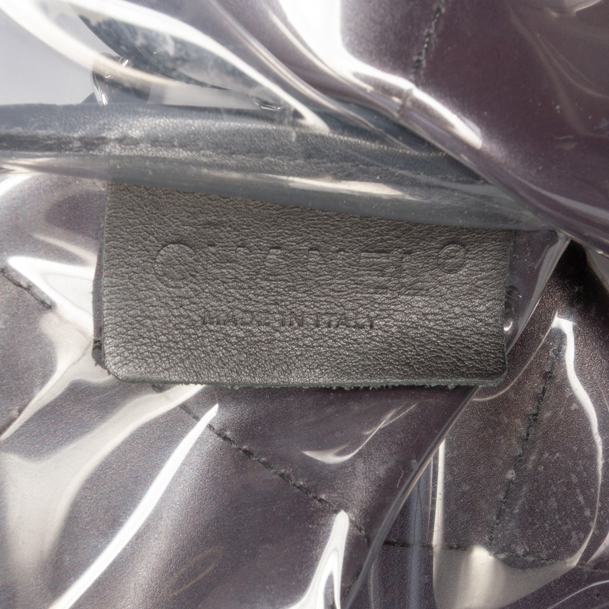 Stitched PVC and Calfskin Naked Flap