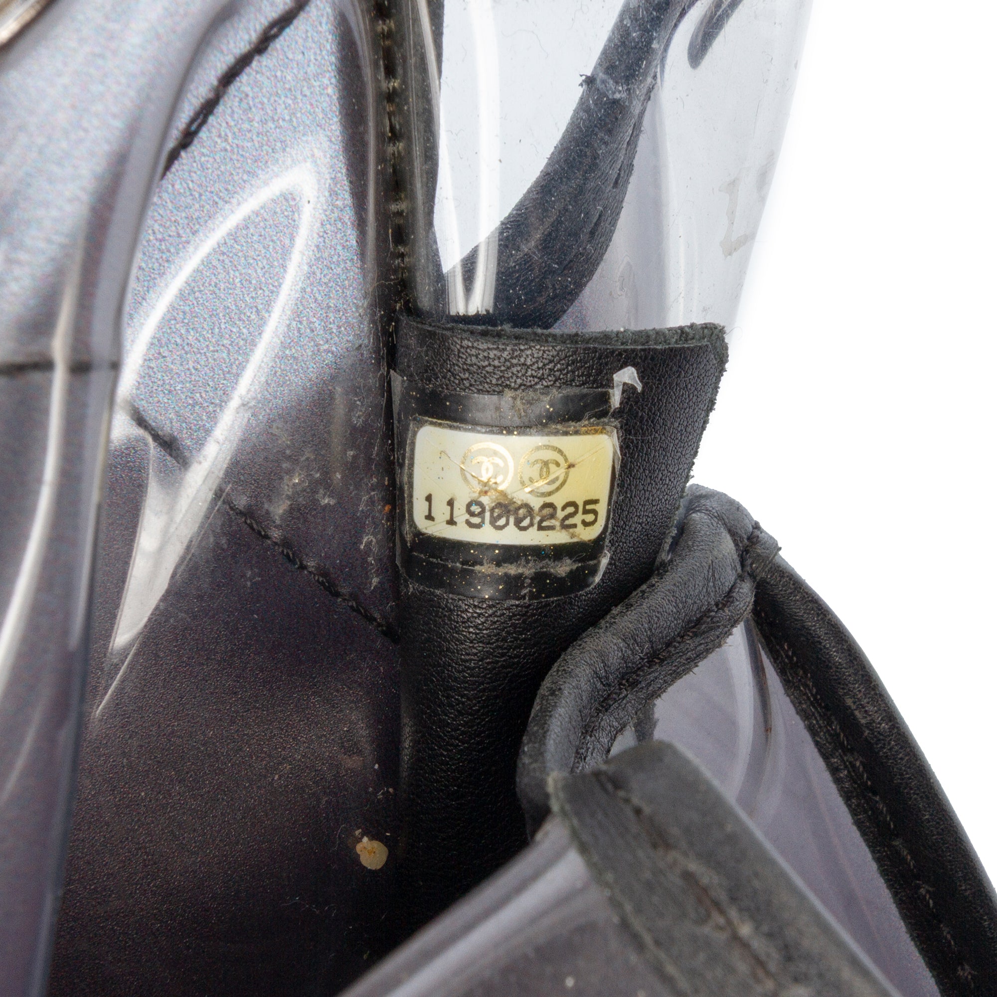 Stitched PVC and Calfskin Naked Flap