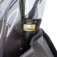 Stitched PVC and Calfskin Naked Flap