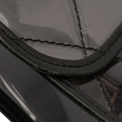 Stitched PVC and Calfskin Naked Flap