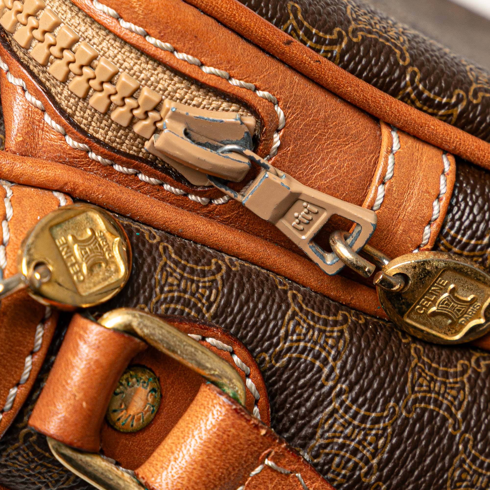 Macadam Coated Canvas Crossbody