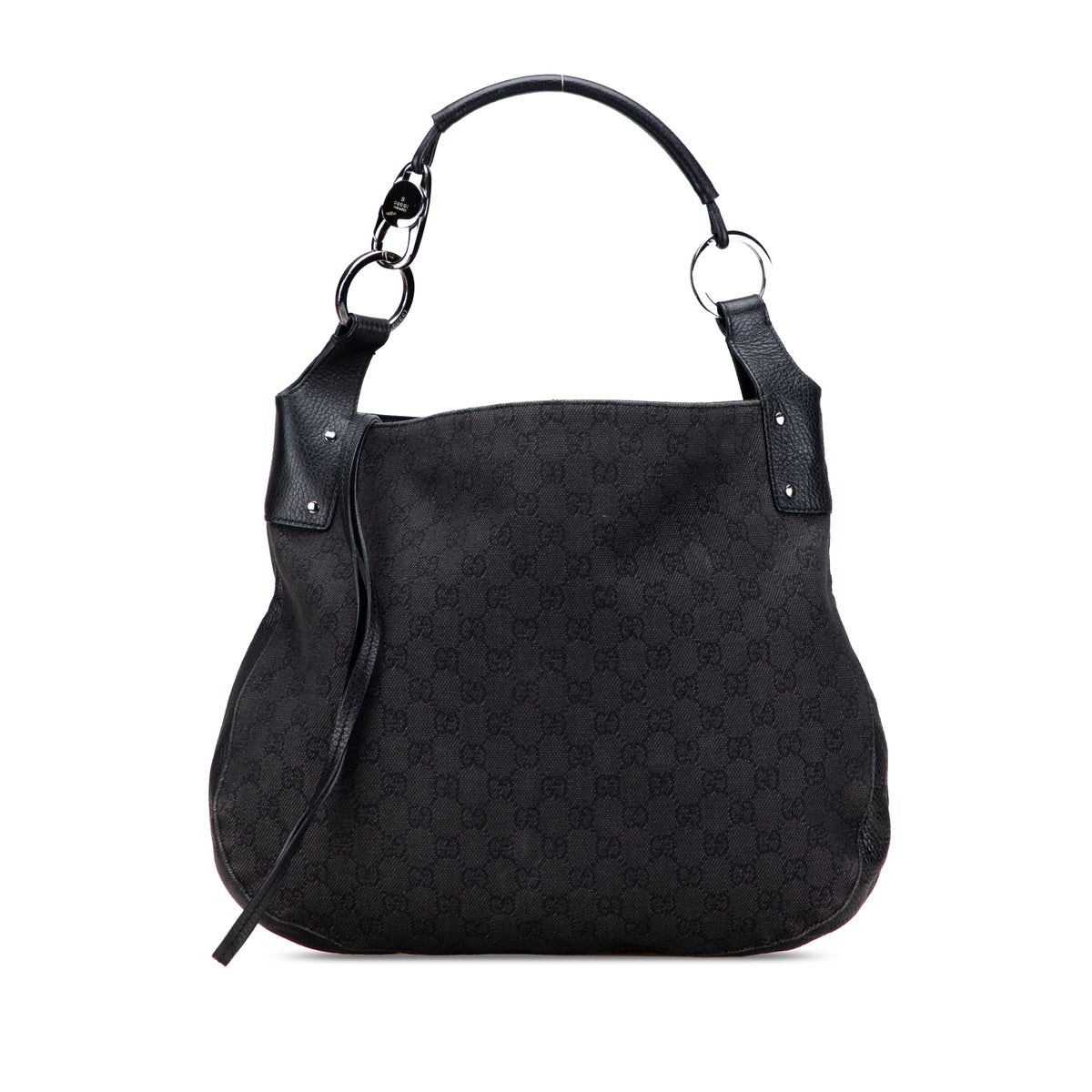 Large GG Denim Hobo