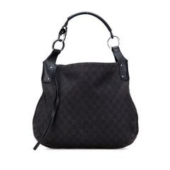 Large GG Denim Hobo