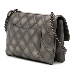 Quilted Metallic Lambskin Trendy CC Flap