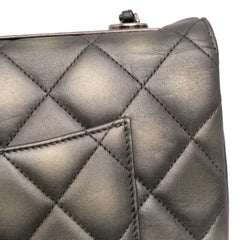 Quilted Metallic Lambskin Trendy CC Flap