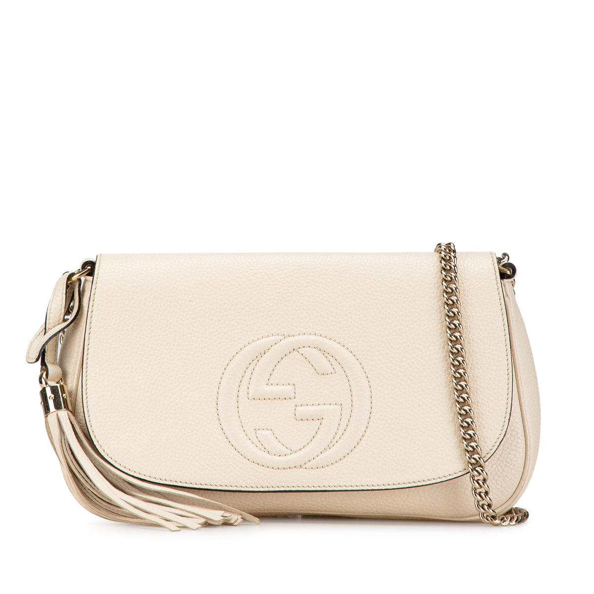 Medium Leather Soho Chain Flap Crossbody