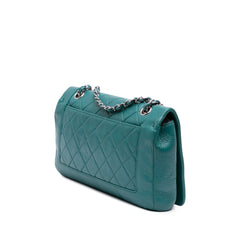 Medium Crumpled Calfskin Bi Vintage Full Flap