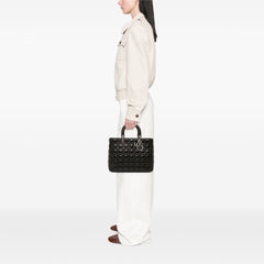 Large Lambskin Cannage Lady Dior