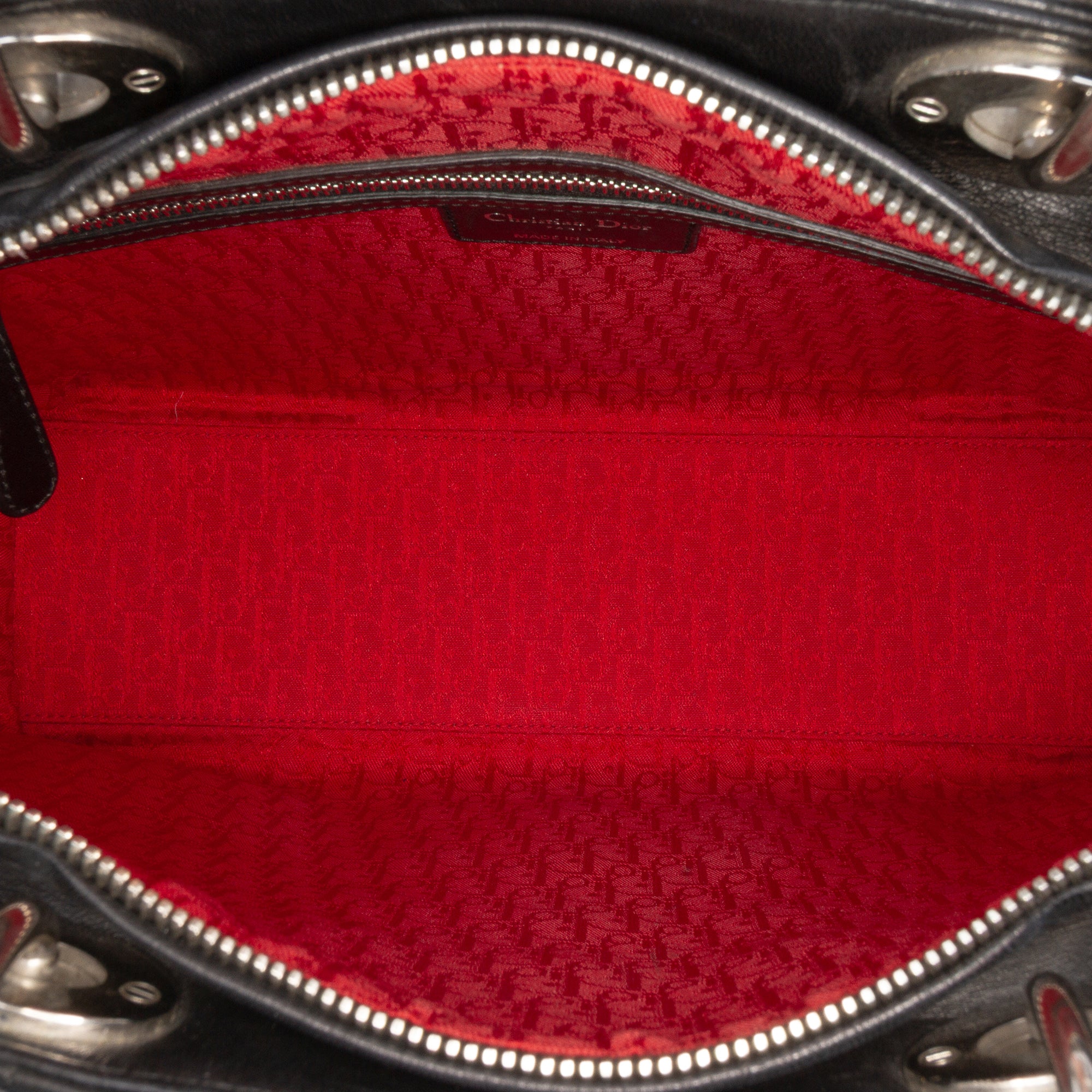 Large Lambskin Cannage Lady Dior