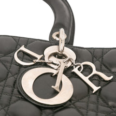 Large Lambskin Cannage Lady Dior