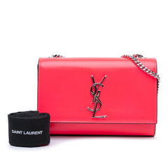 Small Patent Grain de Poudre Monogram Kate Crossbody