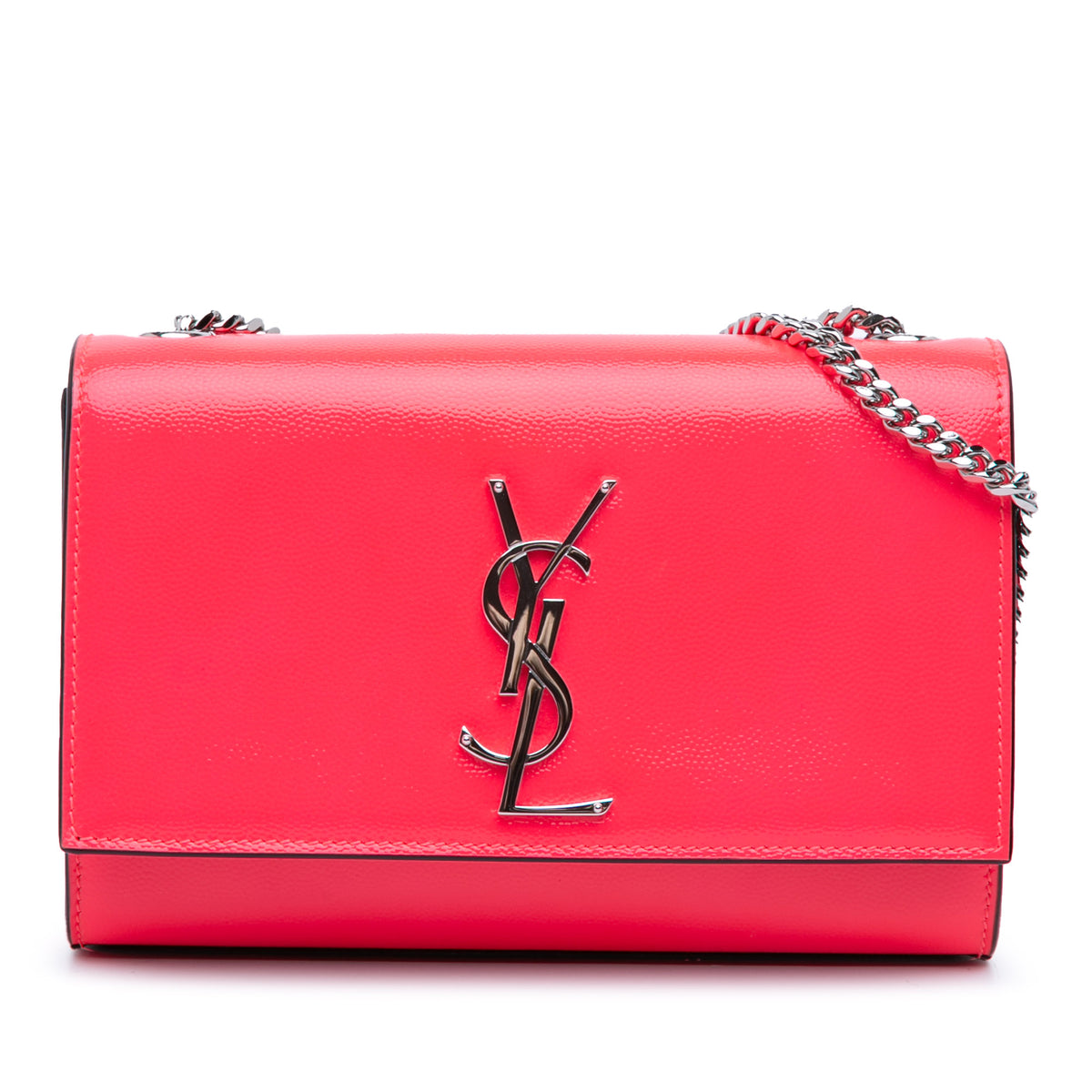 Small Patent Grain de Poudre Monogram Kate Crossbody