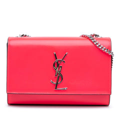 Small Patent Grain de Poudre Monogram Kate Crossbody