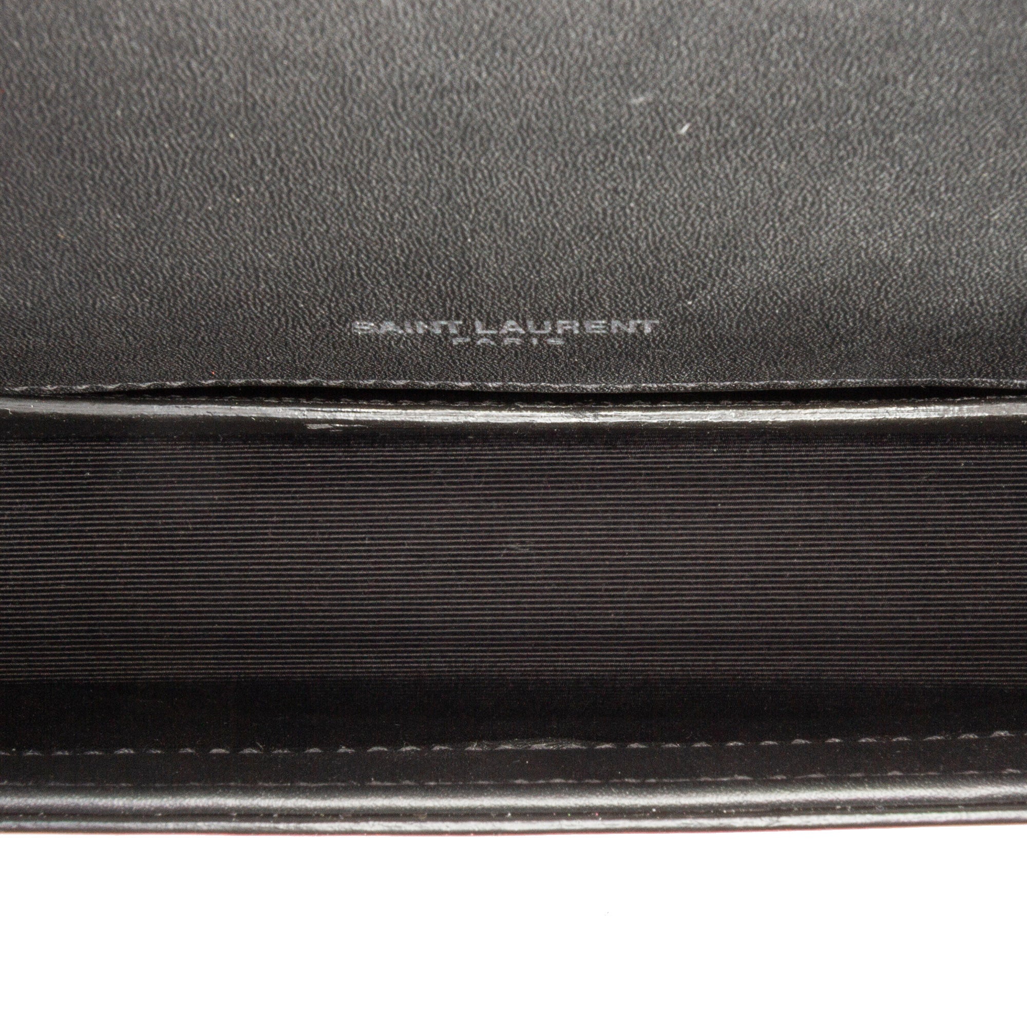 Small Patent Grain de Poudre Monogram Kate Crossbody