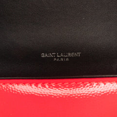 Small Patent Grain de Poudre Monogram Kate Crossbody
