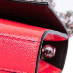 Small Patent Grain de Poudre Monogram Kate Crossbody