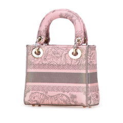 Mini Embroidered Canvas Toile De Jouy Lady D Lite