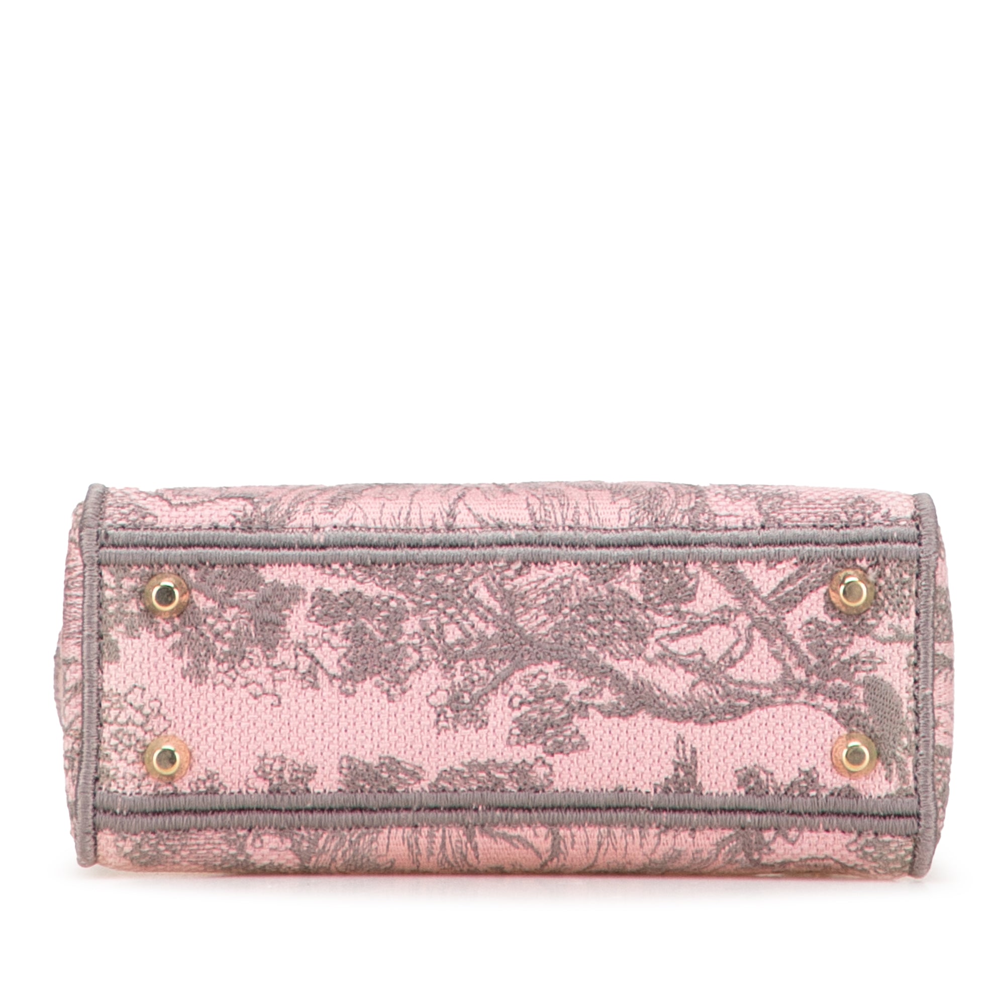 Mini Embroidered Canvas Toile De Jouy Lady D Lite