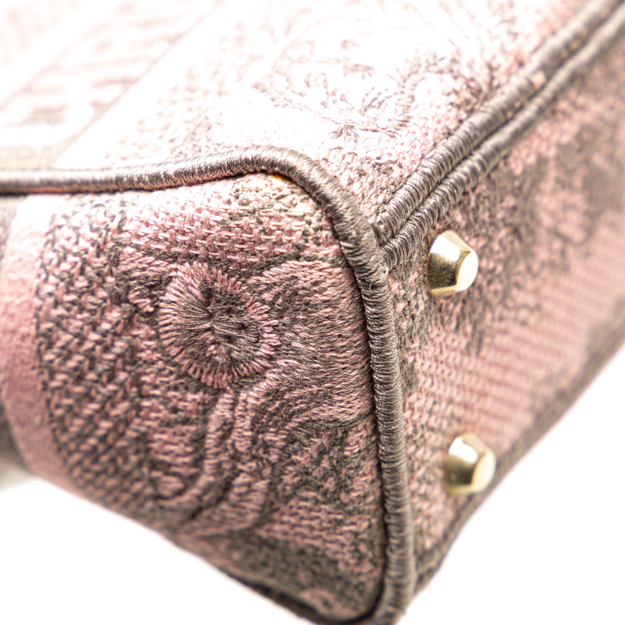 Mini Embroidered Canvas Toile De Jouy Lady D Lite