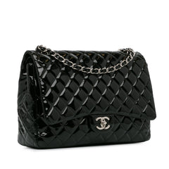 Maxi Classic Patent Double Flap