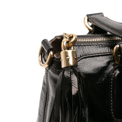 Small Patent Soho Working Satchel