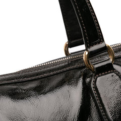 Small Patent Soho Working Satchel