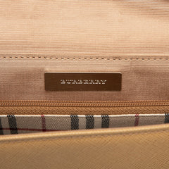 Leather Flap Shoulder Bag