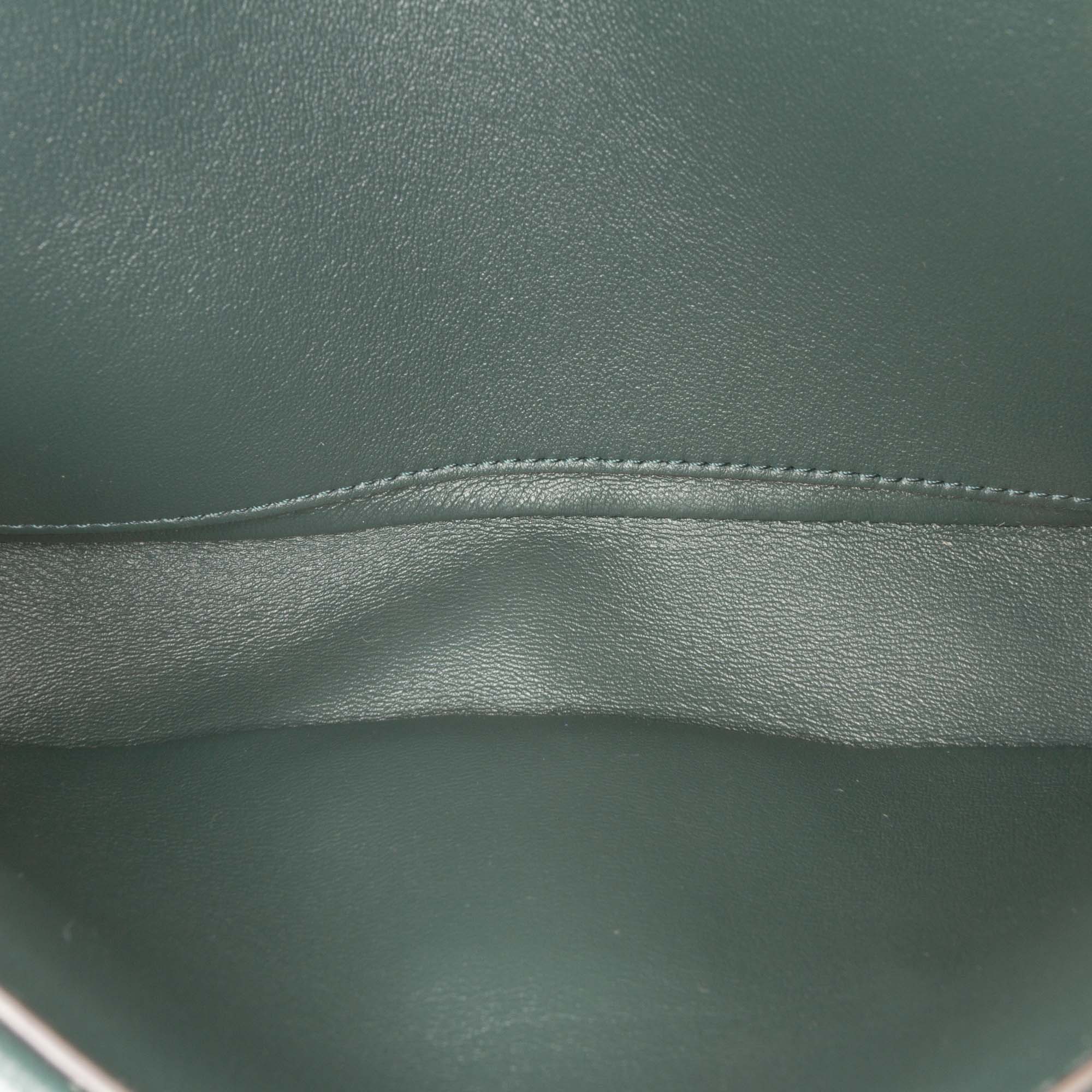 Shearling Triomphe Chain Shoulder Bag