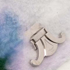 Shearling Triomphe Chain Shoulder Bag