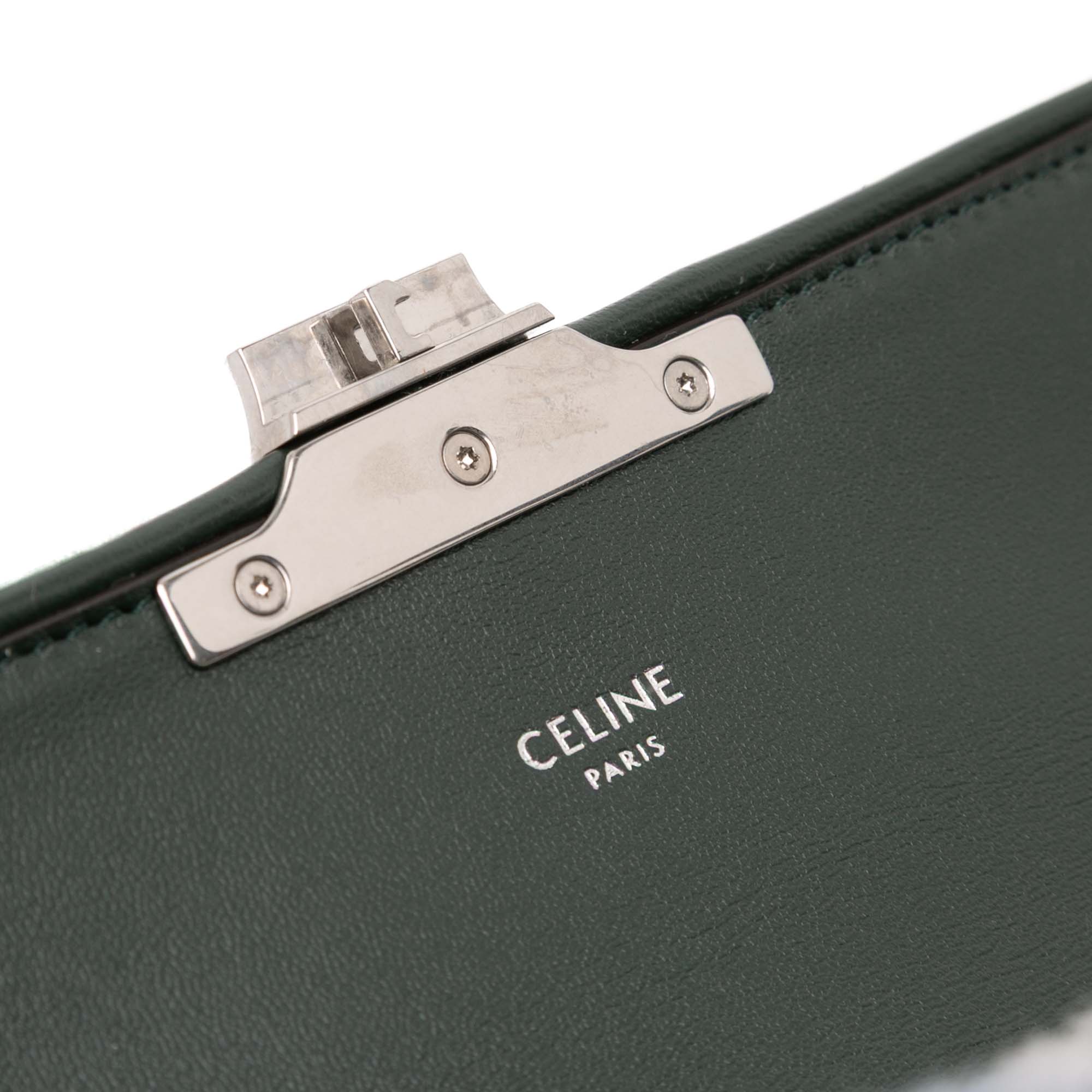 Shearling Triomphe Chain Shoulder Bag