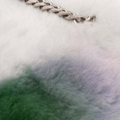Shearling Triomphe Chain Shoulder Bag