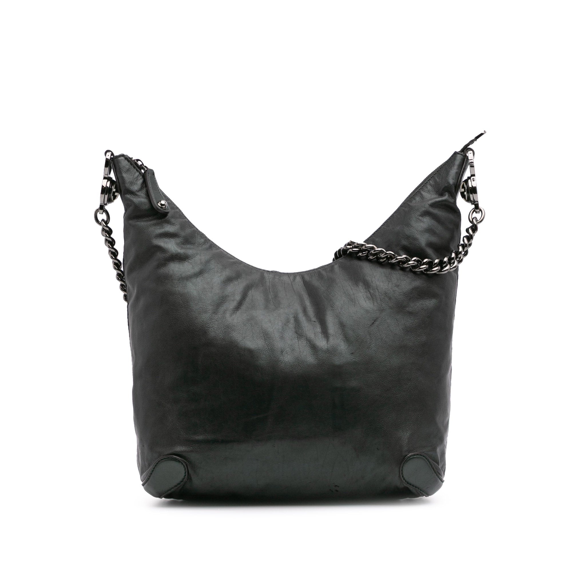 Medium Leather Galaxy Chain Hobo