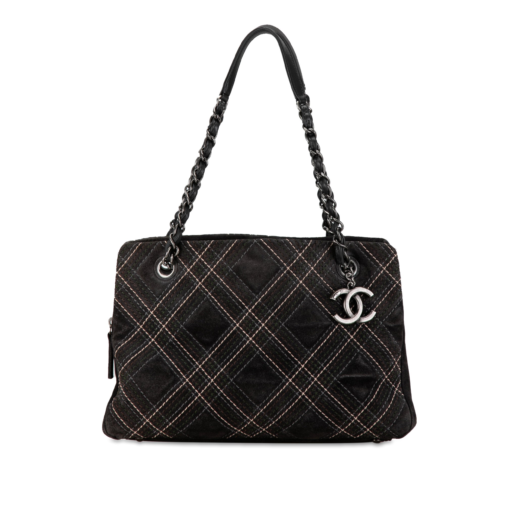 Suede Paris-Edinburgh Saltire Shoulder Bag