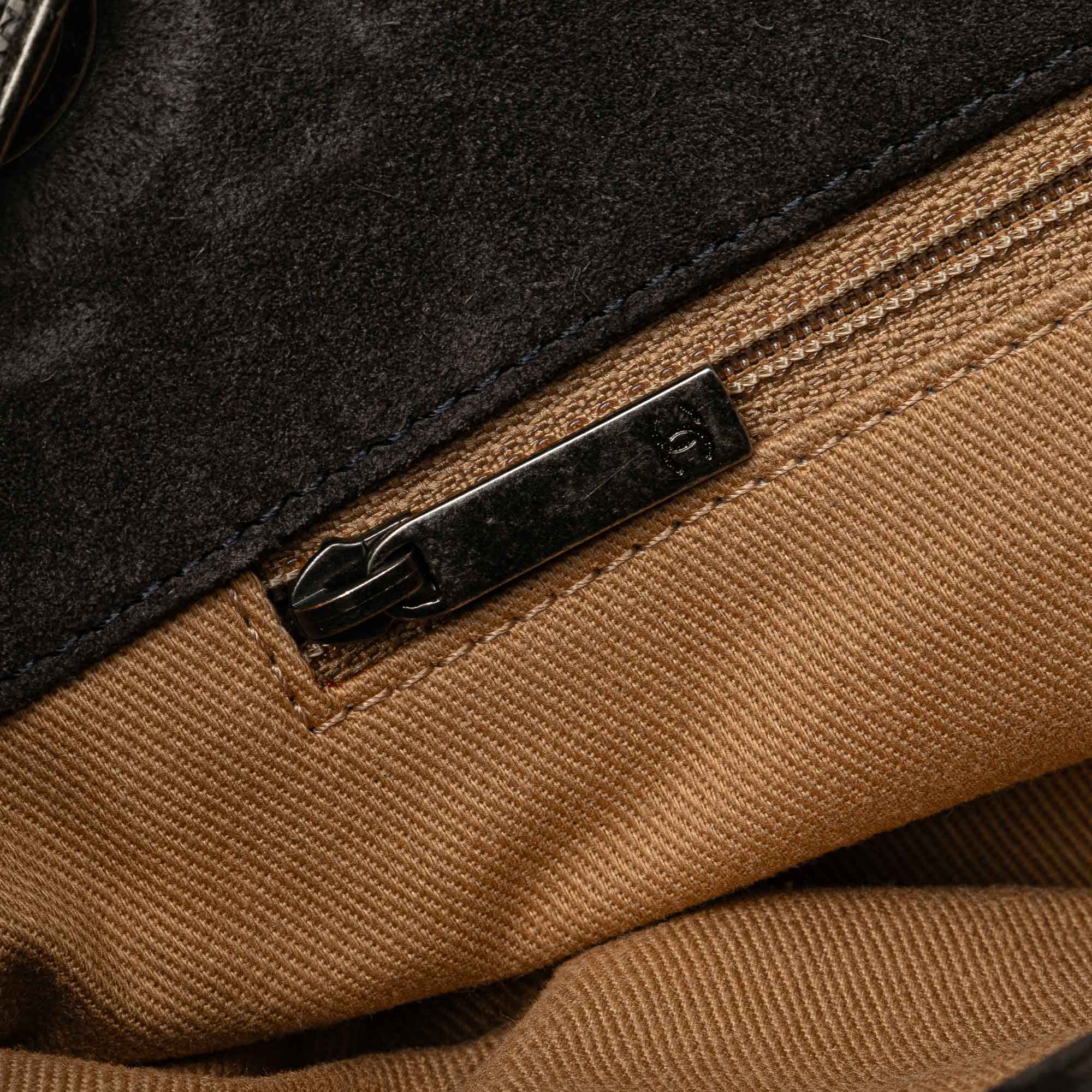 Suede Paris-Edinburgh Saltire Shoulder Bag