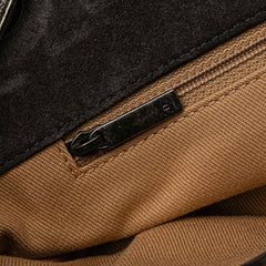 Suede Paris-Edinburgh Saltire Shoulder Bag
