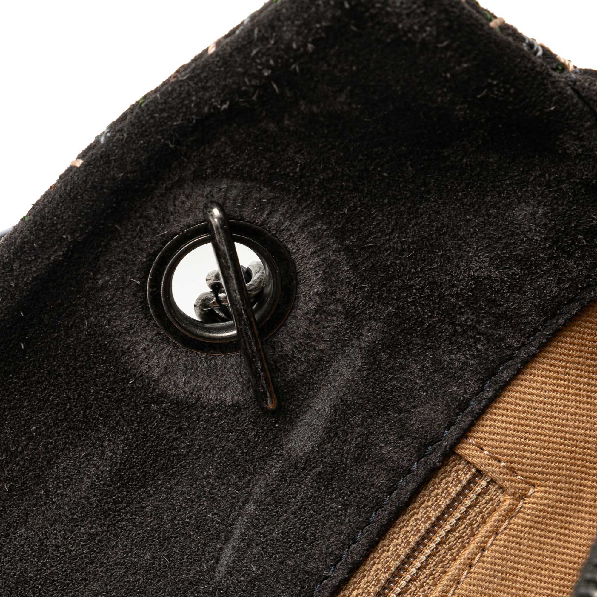 Suede Paris-Edinburgh Saltire Shoulder Bag
