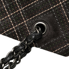 Suede Paris-Edinburgh Saltire Shoulder Bag
