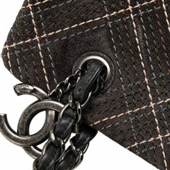 Suede Paris-Edinburgh Saltire Shoulder Bag