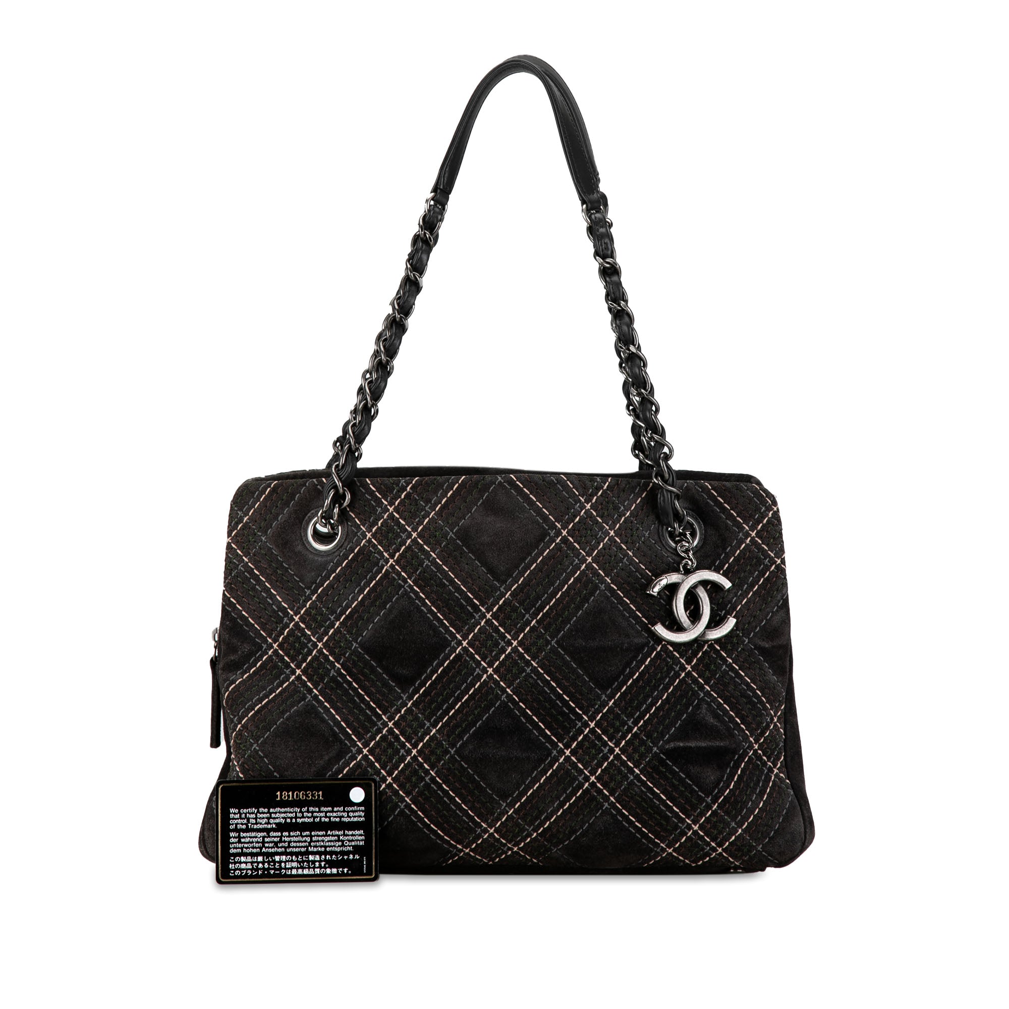 Suede Paris-Edinburgh Saltire Shoulder Bag