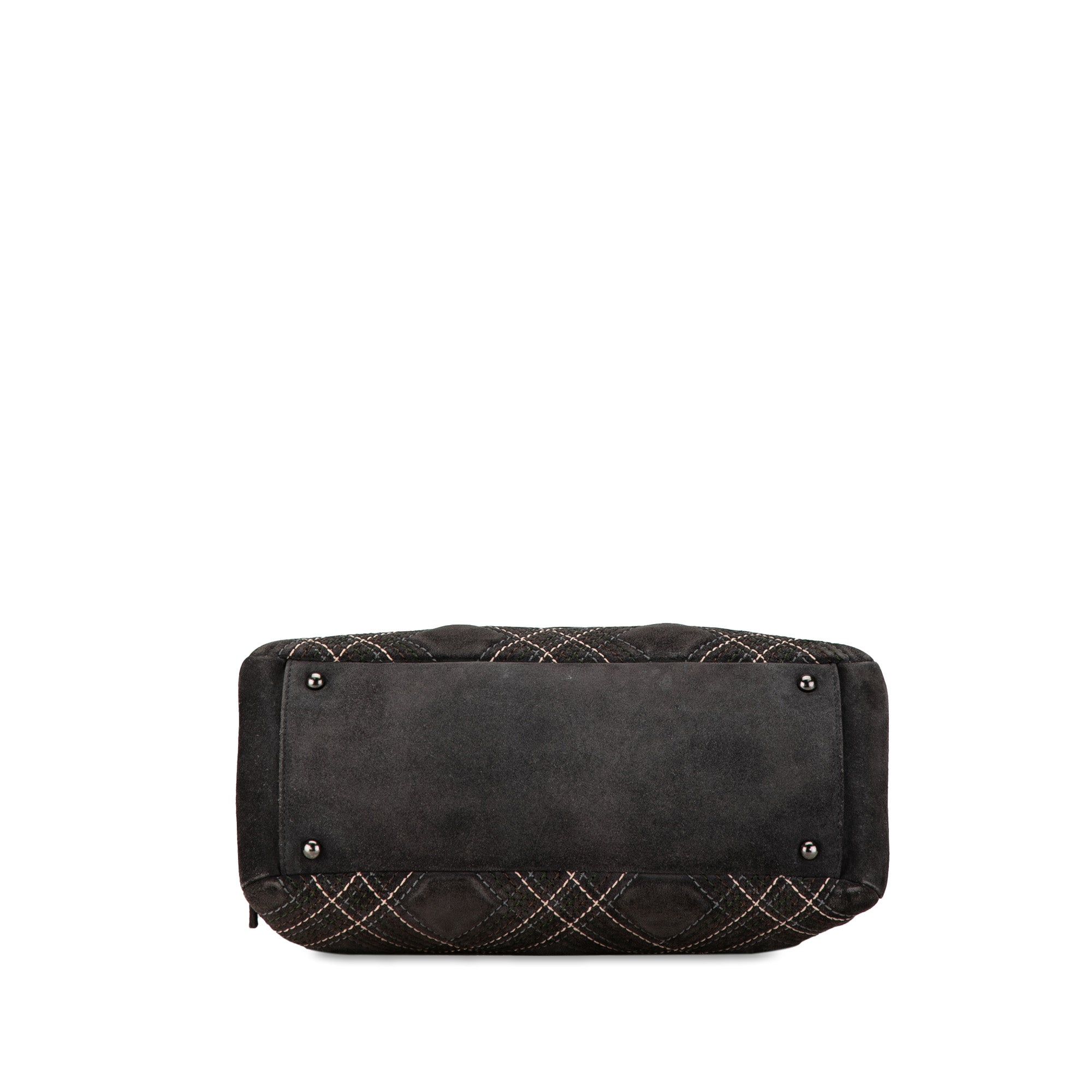 Suede Paris-Edinburgh Saltire Shoulder Bag
