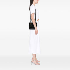 Medium Patent Cannage Lady Dior