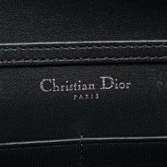 Metallic Patent Microcannage Diorama Wallet on Chain