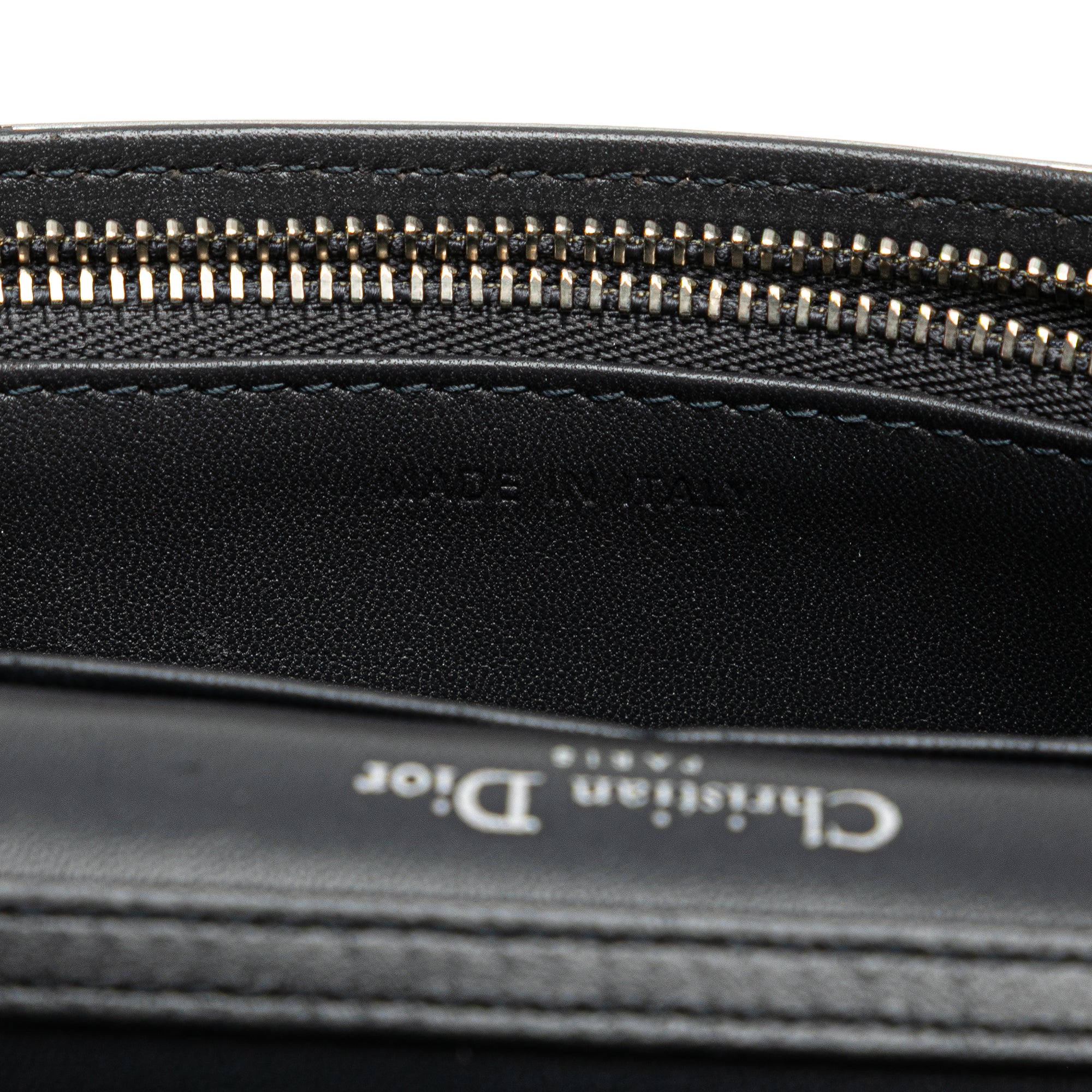 Metallic Patent Microcannage Diorama Wallet on Chain
