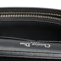 Metallic Patent Microcannage Diorama Wallet on Chain