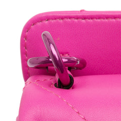 Small Nappa Lacquer Monochrome Roman Stud Satchel