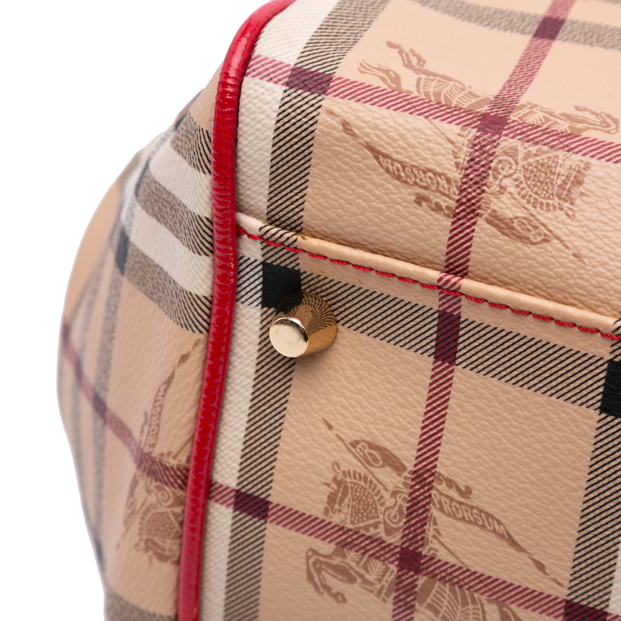 Small Haymarket Check Coated Canvas Canterbury Tote