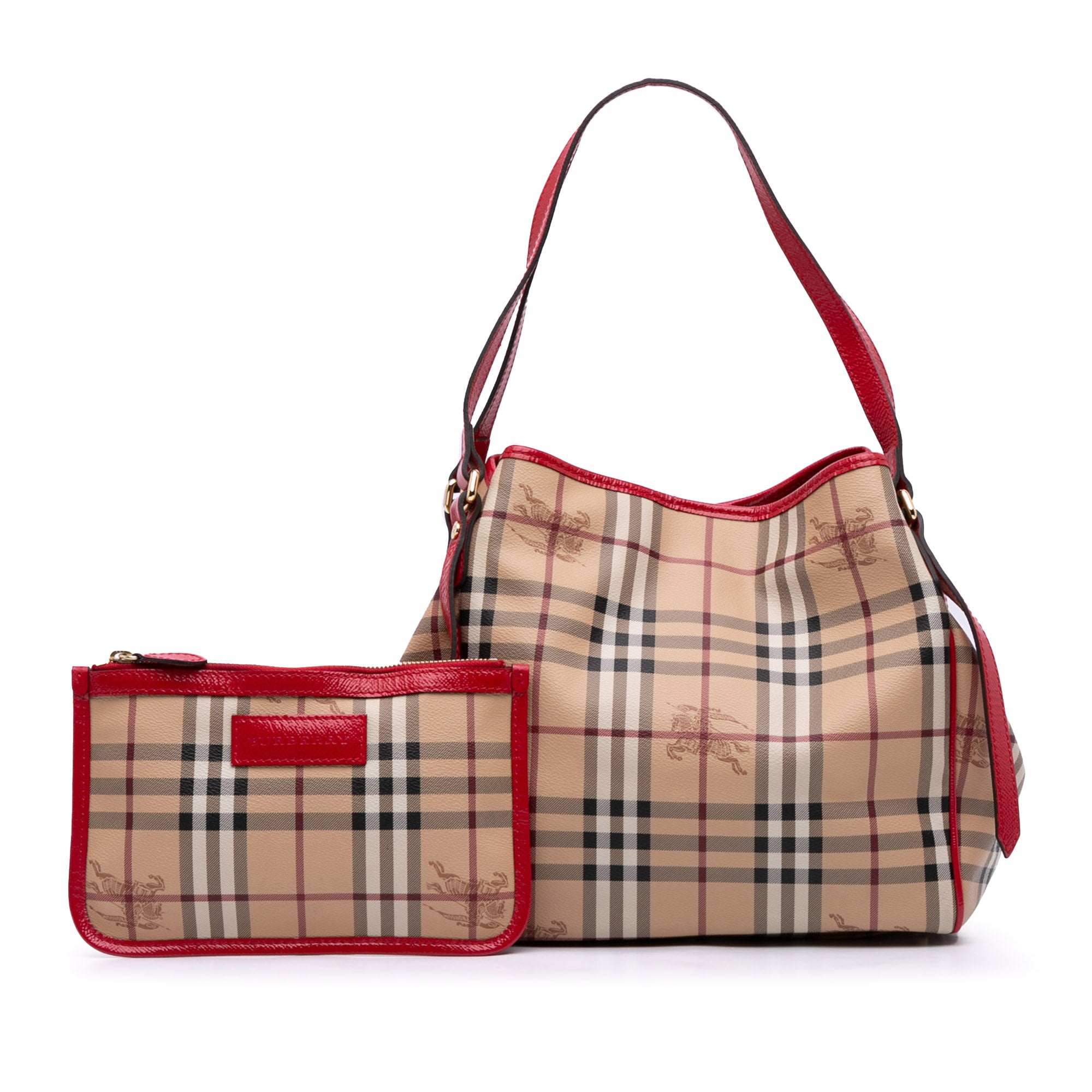 Small Haymarket Check Coated Canvas Canterbury Tote